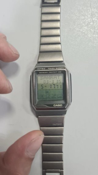 Orologio Casio Hotbiz VDB-2000 con schermo touch vintage