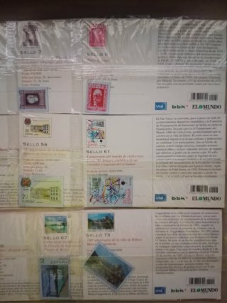 Lote 12 Postales Colección BBK El Mundo Vía