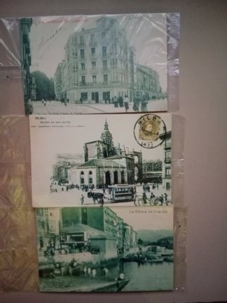 Lote 12 Postales Colección BBK El Mundo Vía