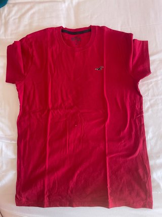 Camiseta Hollister Roja Talla S