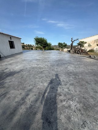 Hormigón impreso Antes y después!