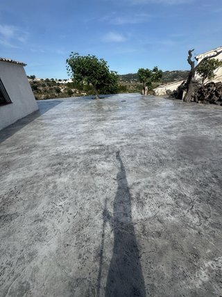 Hormigón impreso Antes y después!