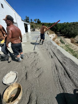 Hormigón impreso Antes y después!