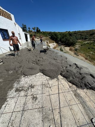 Hormigón impreso Antes y después!