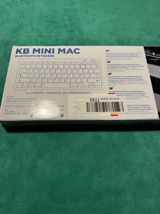 Teclado Bluetooth Mini Mac para iPad