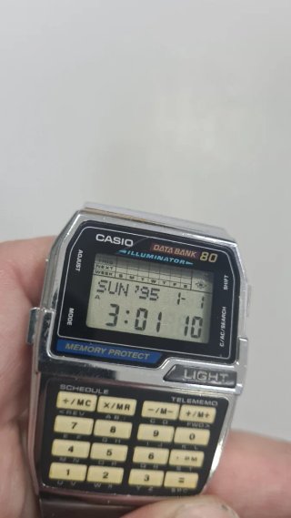 Orologio Casio DBC-810 Data Bank 80 Vintage