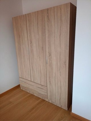 Armario 2 puertas 2 cajones madera