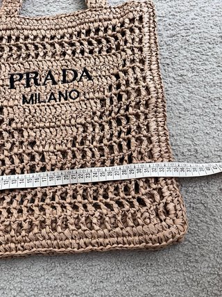 Bolso de playa Prada Beige