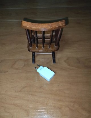 Mecedora Réplica Madera Marrón