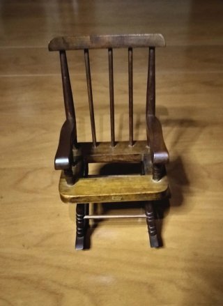 Mecedora Réplica Madera Marrón