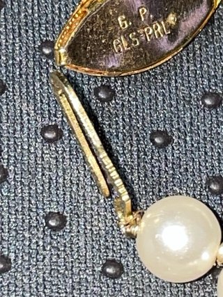 Espectacular Collar de perlas ónix con baño oro