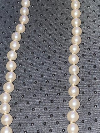 Espectacular Collar de perlas ónix con baño oro