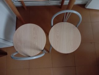 Mesa y 2 Sillas plegable
