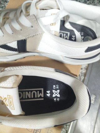 Zapatillas Munich Talla 44 Beige/Blanco