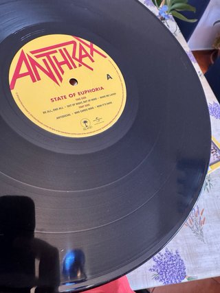 Anthrax - State of Euphoria Vinile