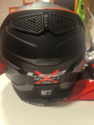 Casco LS2 Advant X Negro/Naranja