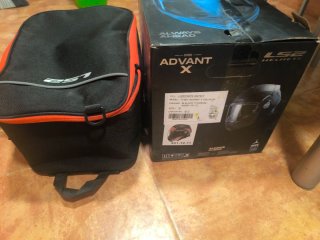 Casco LS2 Advant X Negro/Naranja