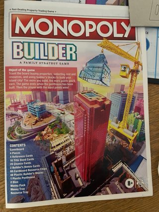 Monopoly Builder Hasbro Nuovo