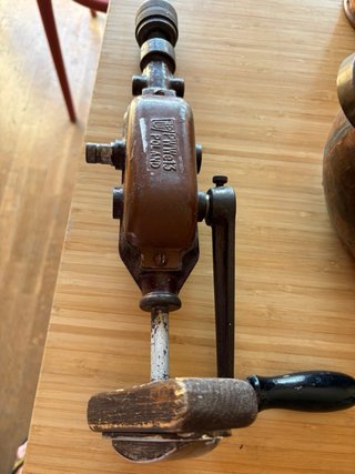 Taladro manual vintage