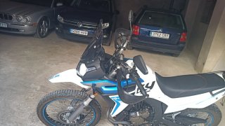 VOGE 300 rally - 1700 km - Azul/Blanco