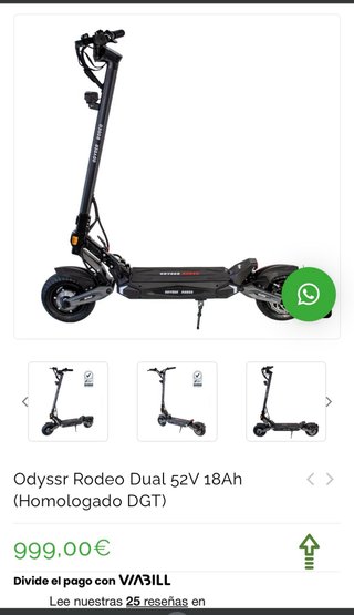 Patinete Eléctrico Odysse Rodeo