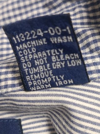 Camisa Gap Talla S Rayas Azules y Blancas