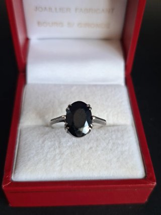 Anillo Vintage Plata 925 y Ónix Negro