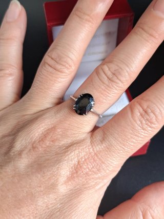 Anillo Vintage Plata 925 y Ónix Negro