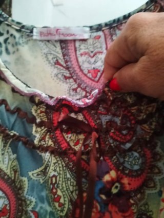 Vestito ampio fantasia floreale
