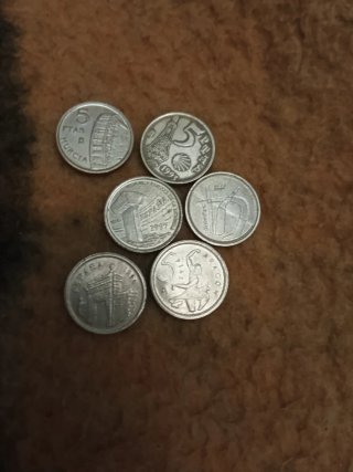 Colección monedas 5 pesetas