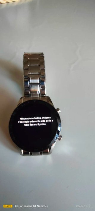 Smartwatch Lige Healthy Argento