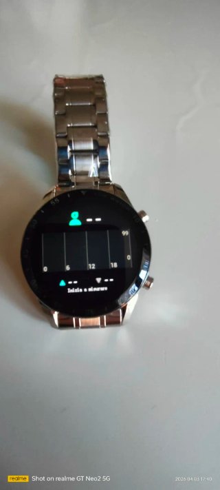 Smartwatch Lige Healthy Argento