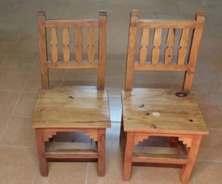 2 Sedie in Legno di Teak Design