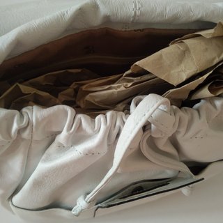 Bolso Mochila Gilabert Piel Blanca