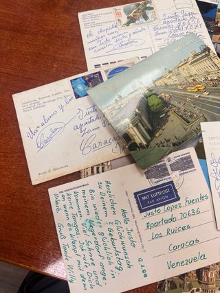 Lotto di cartoline antiche con francobolli