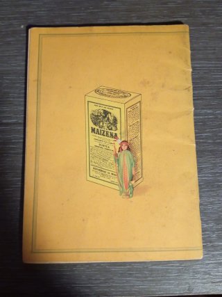 Antiguo libro de recetas de maizena