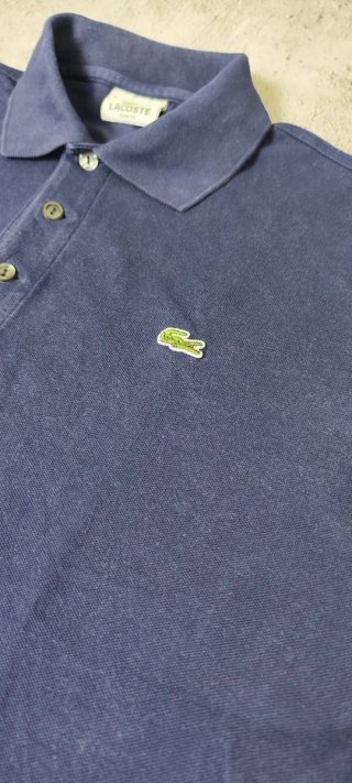 Polo Lacoste Slim Fit Azul Marino Talla S