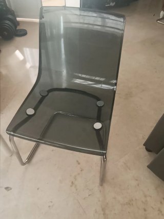 4 Sillas Modernas Diseño Transparente