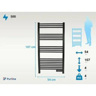 Radiador Toallero Eléctrico Purline