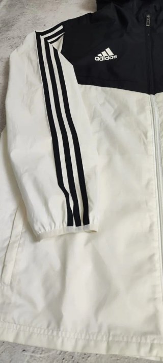 Cortavientos Adidas Negro y Blanco Talla L
