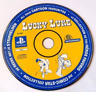 PS1 Lucky Luke - Disco Singolo 🇬🇧/🇫🇷/🇩🇪