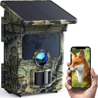 WOLFANG WT03 Cámara WiFi 4K 68MP Solar 5200mAh