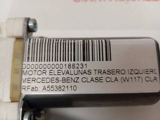 MERCEDES-BENZ CLASE CLA (W117) CLA 220 CDI (117.303) MOTOR ELEVALUNAS TRASERO IZQUIERDO