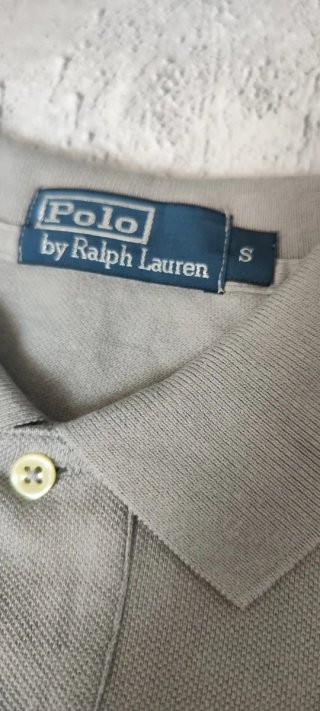 Polo Ralph Lauren Pony Bordado Gris Talla S - M