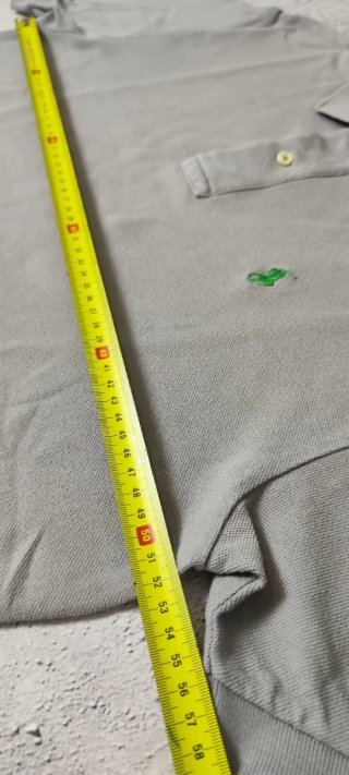 Polo Ralph Lauren Pony Bordado Gris Talla S - M