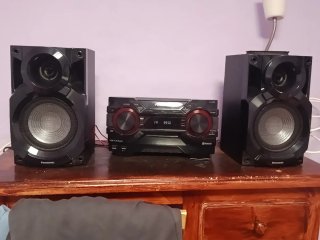 Equipo de música Panasonic negro