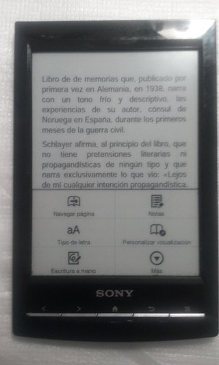 Ebook Sony PRS T1 Negro