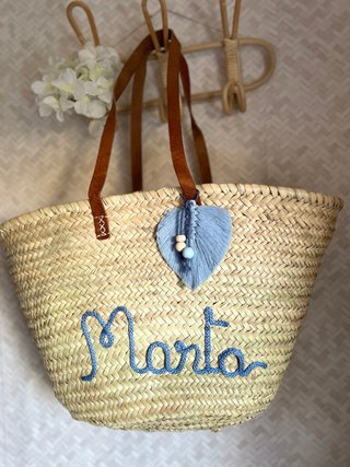 Capazo personalizado con detalle