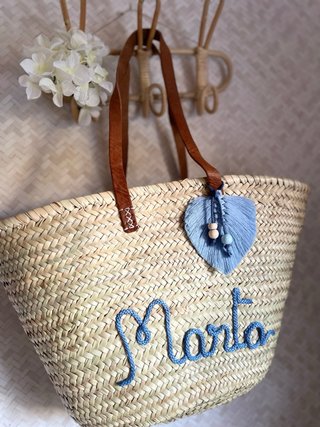 Capazo personalizado con detalle