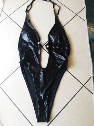 Bikini Lurex Nero Taglia M